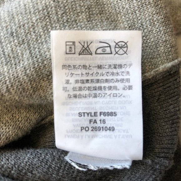 J Crew Gray & Red Knit Sweater Men's Size Medium. - Picture 5 of 8